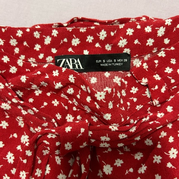 Zara flowy floral skort, size S - Picture 2 of 2